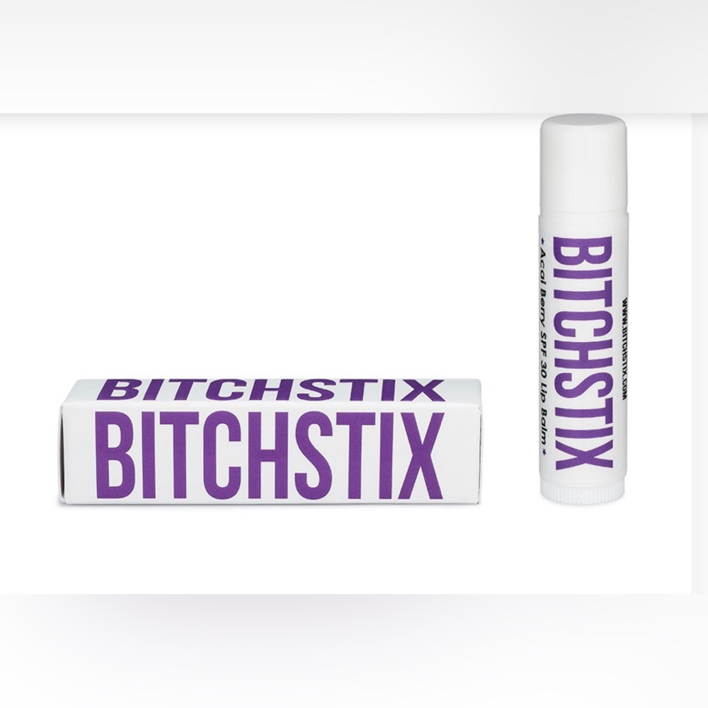 NWT Bitchstix SPF 30 Acai Berry Lip Balm